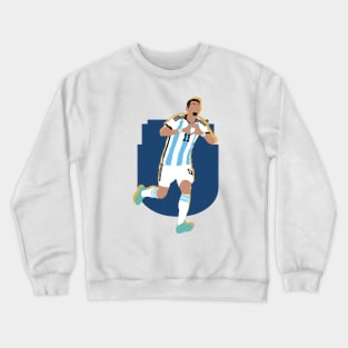 Angel Di Maria, Argentina vs France WC Final 2022 Collage Crewneck Sweatshirt